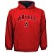 Majestic Anaheim Angels Red Youth Stacked Hoody Sweatshirt