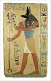Anubis Standing Relief, Color - Grande