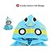 Naimo Children Cute Portable Poncho Raincoat Translucent Raincoat (Car)