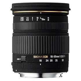 Sigma 18-50mm F/2.8 EX DC Lens for Canon Digital SLR Cameras