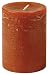 Faroy 3x4-Inch Textured Pillar Candle, Pumpkin Gingersnap