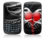 Devil Heart Design Decal Skin Sticker for BlackBerry Curve 8500 Cell Phone