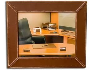 Rustic Brown Leather 8 x 10 Photo Frame