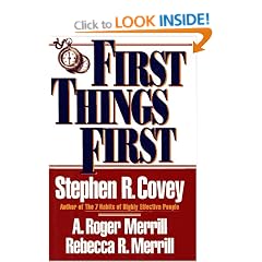 First Things First