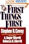 First Things First