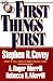 Books : First Things First