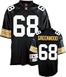 L.C. Greenwood Pittsburgh Steelers Black Reebok Premier Jersey