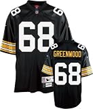 L.C. Greenwood Pittsburgh Steelers Black Reebok Premier Jersey