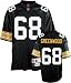 L.C. Greenwood Pittsburgh Steelers Black Reebok Premier Jersey