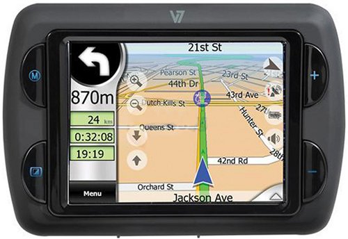 Electronics: V7 Navigation 1000 Portable Navigator for US and Canada