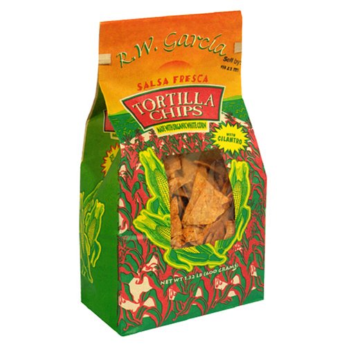 R.W. Garcia Salsa Fresca Tortilla Chips, 16-Ounce Bags (Pack of 10)