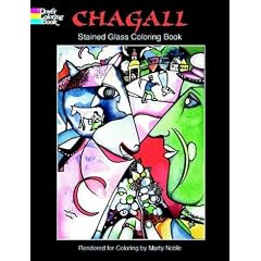Chagall Stained Glass Coloring Book