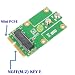 SUPERPLUS M.2 (NGFF KEY E) to MPCIe (PCIe+USB) Adapter