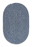 Colonial Mills Collection 34 Gy13 20" x 50" Blue Mix / Blue / White Runner Area Rug