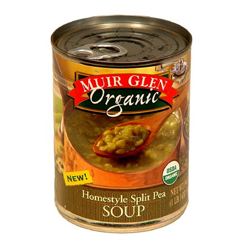 Muir Glen Organic Soup, Homestyle Split Pea, 19-Ounce Cans (Pack of 12) by Muir Glen