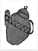 Vintage Teapot #2326 TEAPOT POT HOLDER VINTAGE CROCHET PATTERN