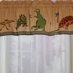 Dino Dave Green Valance