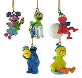 Review Kurt Adler  / Set of 5 Sesame Street Mini Characters Christmas Ornaments