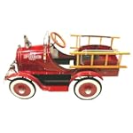 Deluxe Metal Fire Truck with Bell and Ladders