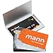 Vomercy Card Case, Rolodex Steel Business Card Holder Silver Compact Credit ID Card Holders
