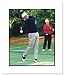 Fred Couples PGA Golf Double Matted 8x10 Photograph Watching Shot