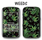 Blackberry Storm Designer Vinyl Skin - Weeds Black