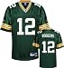 Aaron Rodgers Reebok NFL Green Premier Green Bay Packers Youth Jersey - Small (8)