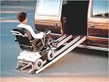 `Wheelchair Track 10' Van Ramp 10E Van Ramp * 600 Lb. weight capacity * 10 foot extended * All track