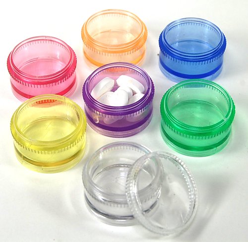 7 Day Stackable Pill Reminder - 5 1/4 high 1 1/2 wide
