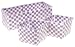 Tadpole Basics Set of 3 Storage Boxes- Lavender