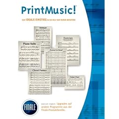 Finale PrintMusic! 2004, 1 CD-ROM Der ideale Einstieg in die Welt der Musik-Notation. F�r Windows 98/ME/NT/2000/XP und MacOS ab 7.6.1