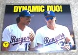 1992 Leaf Juan Gonzalez and Jose Canseco MLB Baseball Dynamic Duo Card