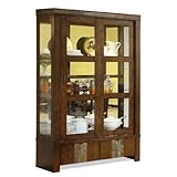China Cabinet by Riverside - Old World Distressed Pine (1757)