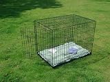 Foldable Dog Cage & Bedding 36