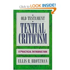 Old Testament Textual Criticism: A Practical Introduction
