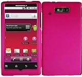 For Virgin Mobil Motorola Triumph WX435 Accessory - Rubber Pink Hard Case P ....