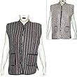 Vest Womens Outerwear Quilted Patterns Outdoor Casual Dress Handmade in Jaipur in India Size 16 (jkt328)
