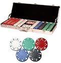 500pc 11.5g Suited Style Poker Chip Set w/ Case and Accesories