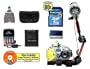 Sea & Sea DX-750G 5.19MP Digital Camera with 3x Optical Zoom Sport Kit + Camera Pouch Case + Underwater Housing + Sea & Sea YS-15 Underwater Flash with Arm Bracket & Fiber Optic Cable + 1GB Card + Reader + AA Batteries with Charger + Accessory Kit