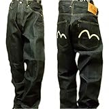[エヴィス・エビス] EVISU カモメジーンズ NO2デニム 紺/白 2001番 (34インチ)