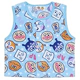 2016年 秋冬 アンパンマン 総柄 フリースベスト ANPANMAN サックス◇90cm