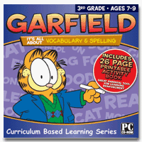 Garfield Software/Workbook: It's All About Spelling and Vocabulary 3rd Grade
