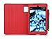 Fire HD 6 2014 Case, roocase Dual View Fire HD 6 Folio Case Cover with Stand [Supports Auto Sleep/Wake Feature] for Amazon Fire HD 6 2014, Red