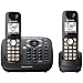 Panasonic KX-TG6582T DECT 6.0 PLUS Link-to-Cell Bluetooth Convergence Solution with 2 Handsets