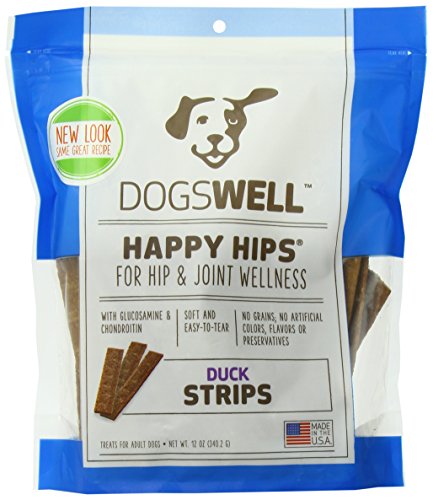 Dogswell Happy Hips Duck Jerky Strip Dog Treat