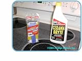 CERAMA BRYTE Ceramic Cooktop Cleaner (28 oz) and Scraper Combo