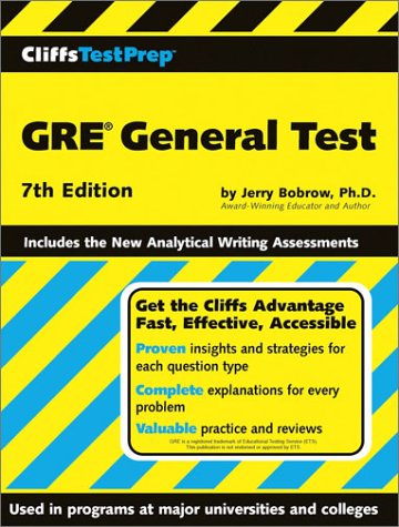 CliffsTestPrep GRE General Test (Cliffs Test Prep GRE)