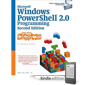 Microsoft- Windows PowerShell 2.0 Programming for the Absolute Beginner, 2nd Edition