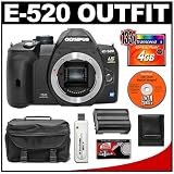 Olympus Evolt E-520 Digital SLR Camera Body with 4GB CF Memory Card + BLM-1 Battery + Cameta Bonus Accessory Kit