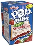 Kellogg's Pop-Tarts Low Fat Frosted Strawberry, 14.7-Ounce, 8-Count Boxes (Pack of 12)